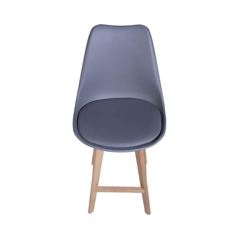 WHITE MARKET - Taburete Escandinavo Negro 110x48x59 cm